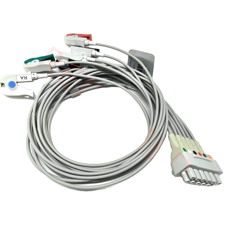 

GE B450/B650/B850 Compatible 6-Lead ECG Telemetry Leads 421932-001