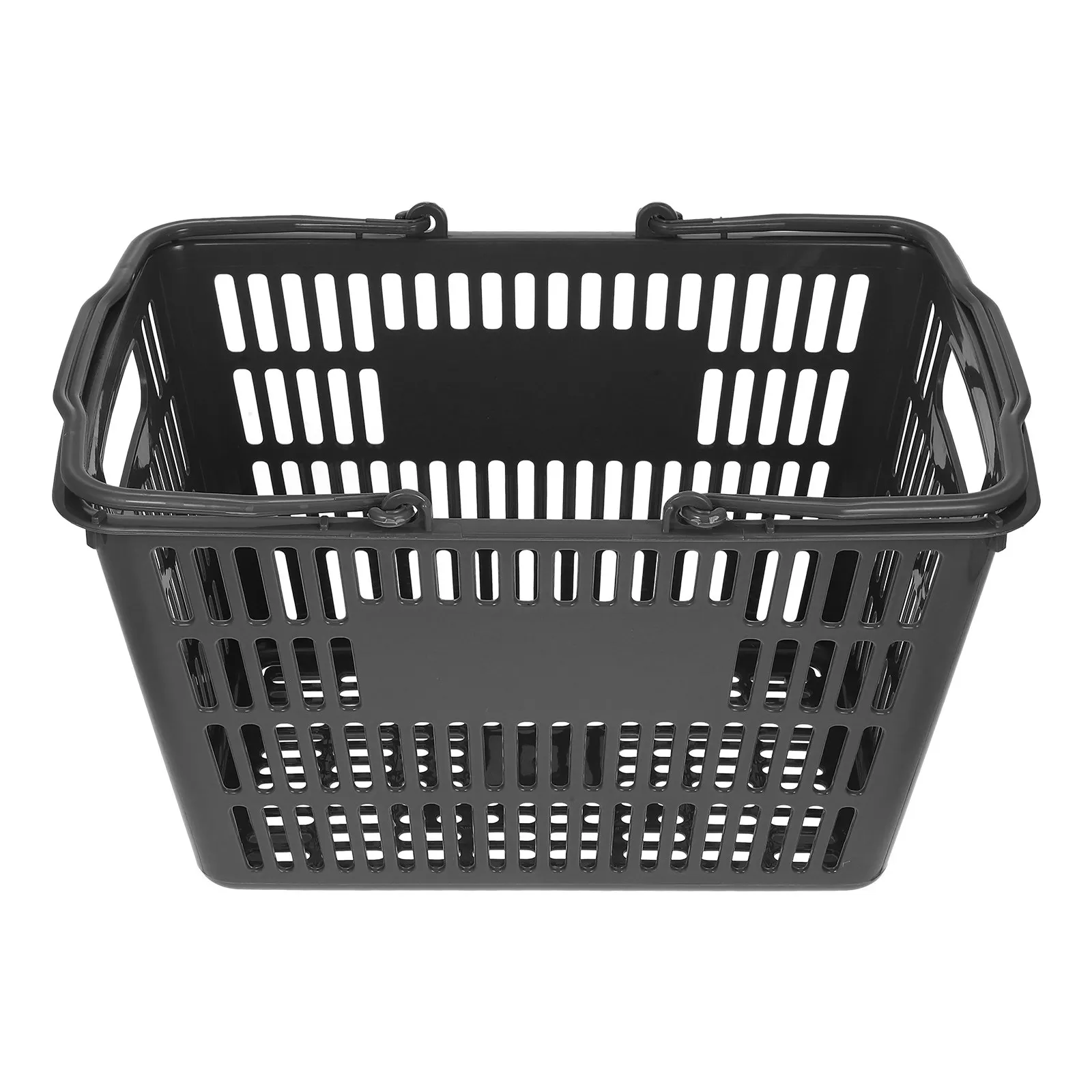 

Plastic Storage Basket with Double Folding Handles Heavy Duty 80Kg Capacity Corrosion Wear Resistant for Kitchen Seasoning Spice
