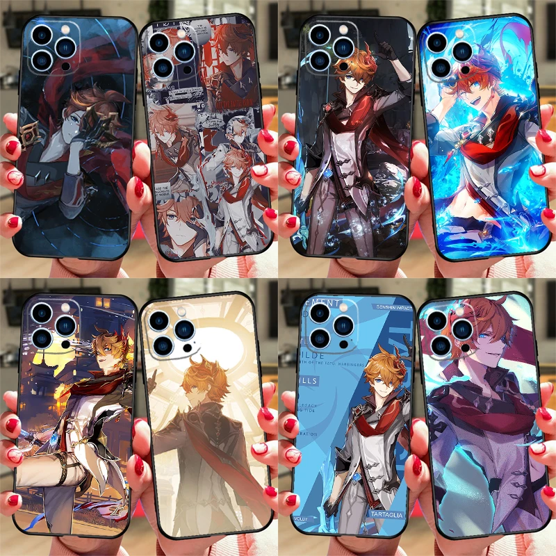 Genshin Impact Tartaglia Case For Samsung Galaxy S24 FE S21 S22 S23 S25 Ultra S9 S10 Plus S20 FE S25 FE Phone Cover