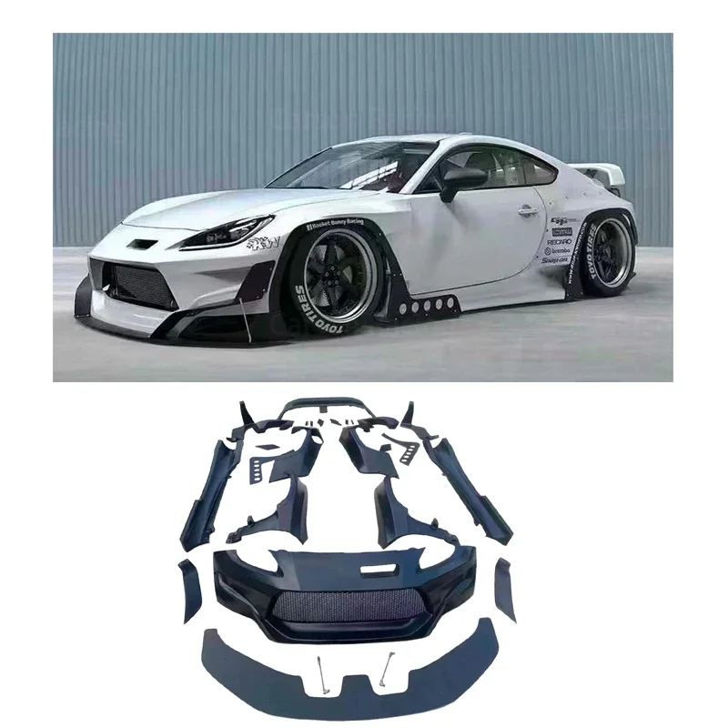 New style 2022 GR86 for Subaru BRZ ZD8 Body Kit with Rocket Rabbit V3 Car Bumper Front Lip Side Skirts Rear Spoiler