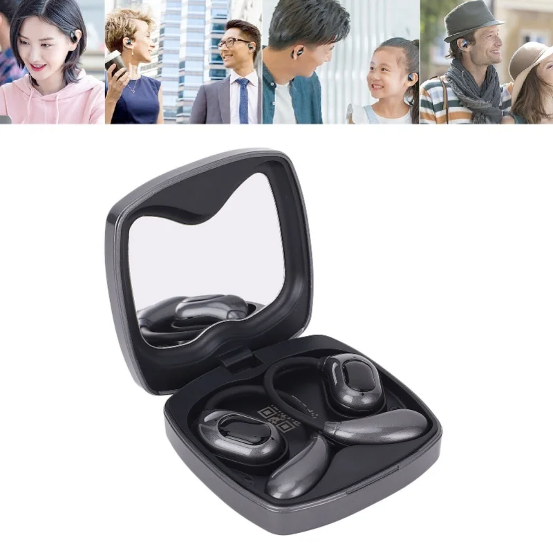 Language Translator Earbuds ANC Noise Reduction Touch Control HiFi Bluetooth Headphone Translation Device With Charging Case For