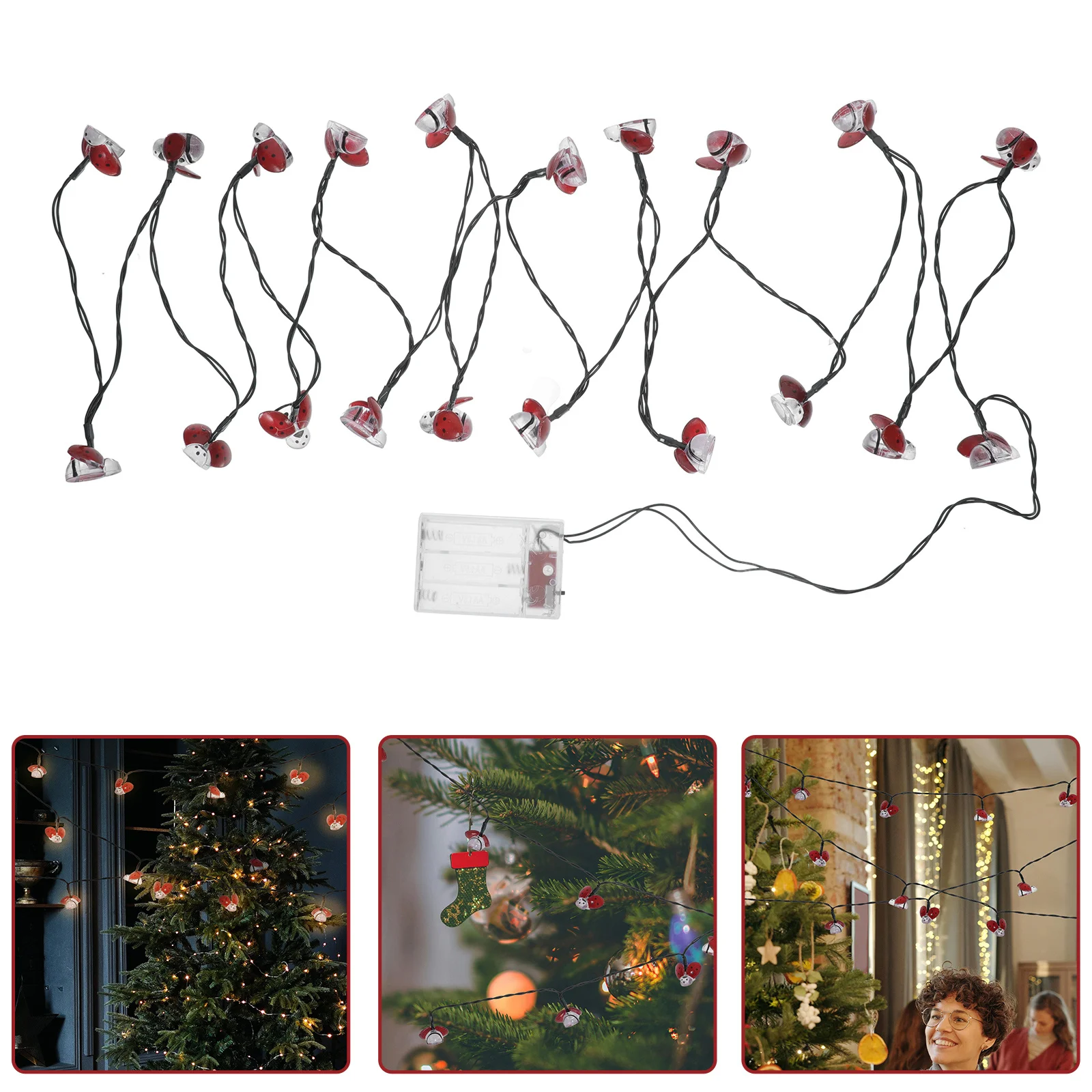 مجموعة واحدة من شريط إضاءة LED للمهرجانات ديكور معلق إبداعي لعيد الميلاد أضواء ديكور داخلية وخارجية لحديقة المنزل #1