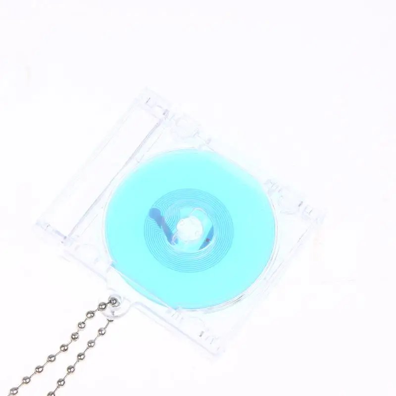 1 Stück Mini NFC CD Vinyl-Schallplatten-Schlüsselanhänger Musik-Link-Anhänger Klare Hülle DIY-Geschenk für Kpop-Fans Musikliebhaber Taschen-Schlüssel-Dekoration – Detail 12