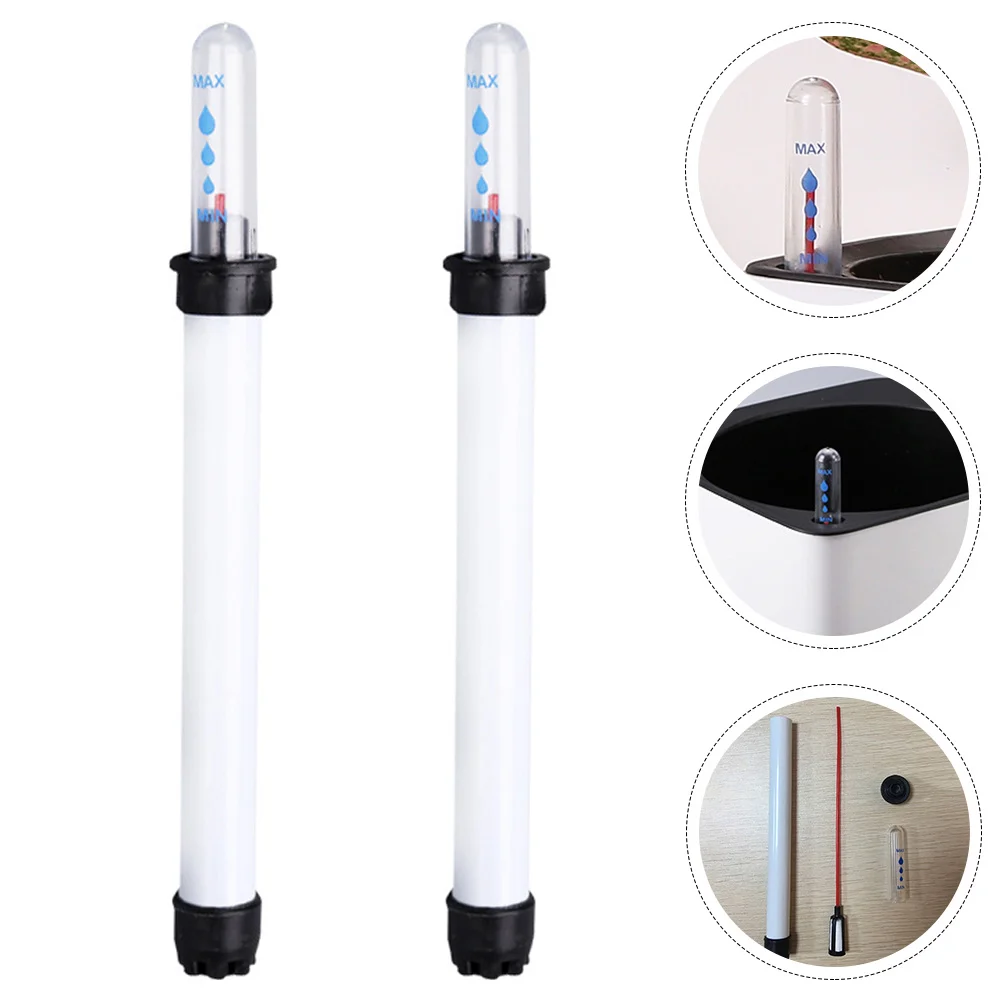 

2 Pcs Tree Water Level Indicator Hydrometer Shortage Reminder Gauge Scale Bottle