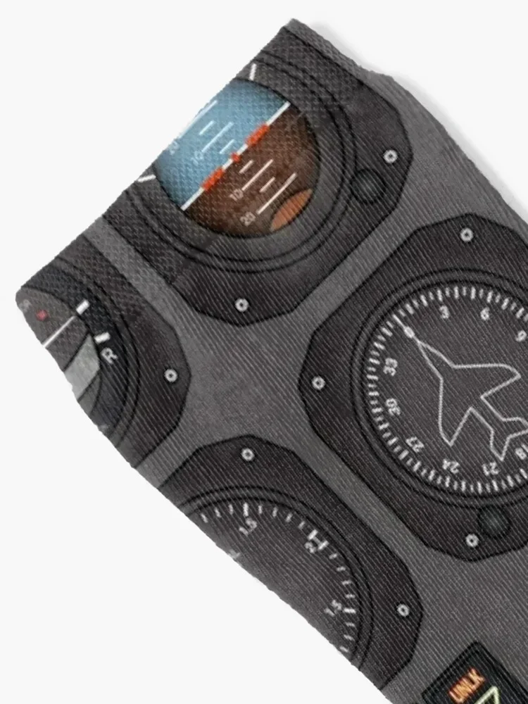 Pilot Flight Instruments Socks Rugby designer anime shoes Socks Girl Men's