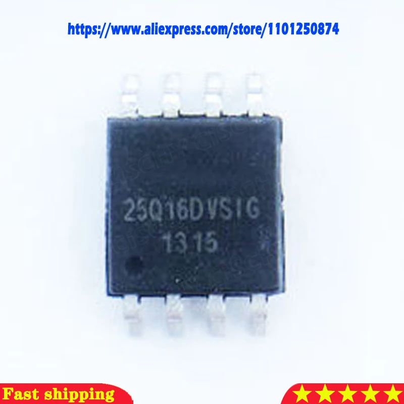 10pcs W25Q16DVSSIG SOP-8 W25Q16DVSIG SOP8 25Q16DVSIG SOP 25Q16 SOP