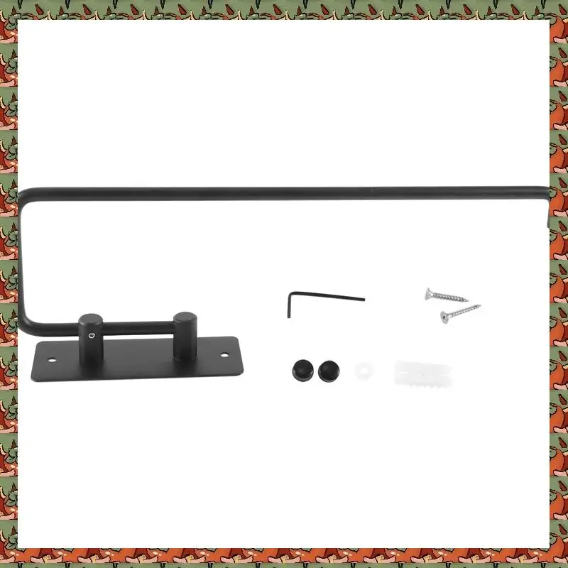 

ABLQ 1 шт. квадратный черный неперфорированный держатель для салфеток из нержавеющей стали, кухонная стойка для рулонной бумаги