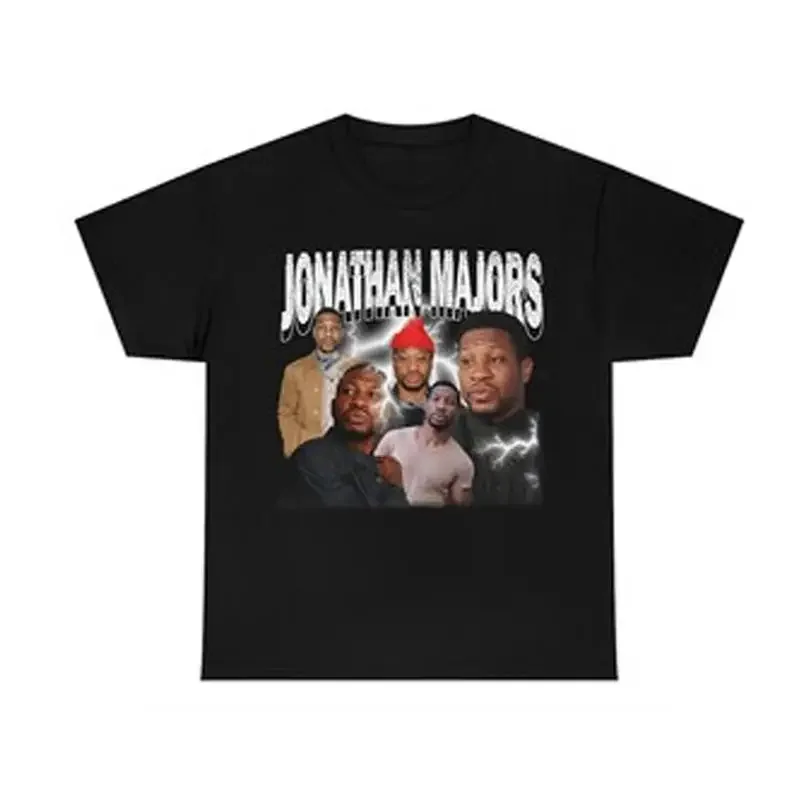 Actor Jonathan Majors Vintage T Shirt Black S 4Xl Gifl