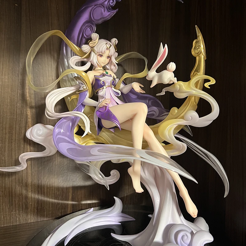 New Honor Of Kings Action Figurals Chang E Game Character Sculpture Anime Figurine Statue Cartoon Children Cute Toy Xmas Gift