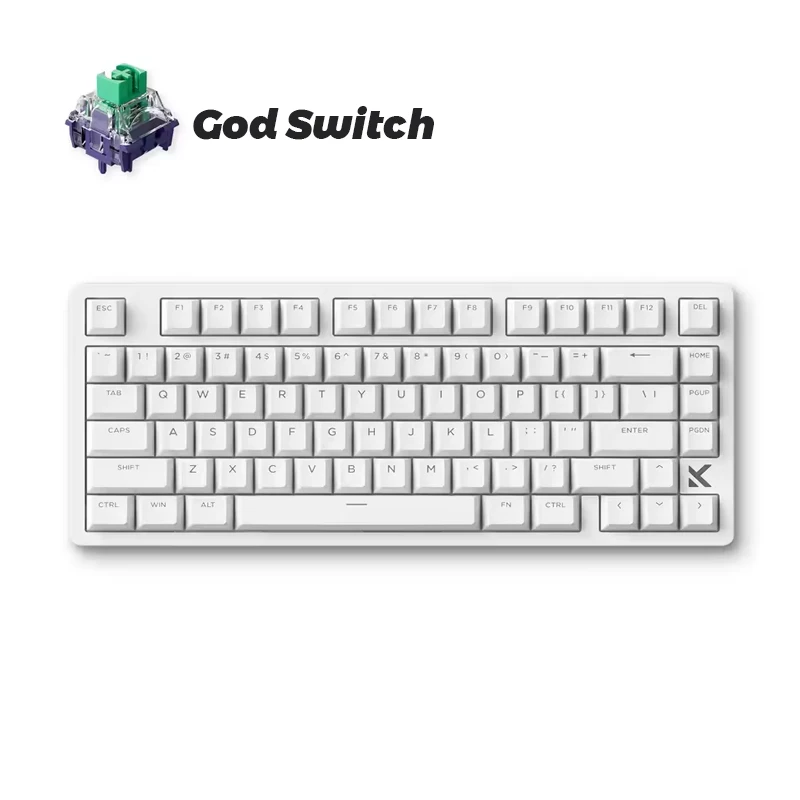 MCHOSE Jet 75 magnetische schakelaar gamingtoetsenbord Hall-effect Hot-swappable Aangepaste RGB Snap Tap 0,1 ms latentie 8 kHz stuursnelheid