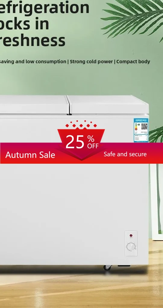 

small freezer mini small double temperature refrigerated and frozen dual-purpose freezer