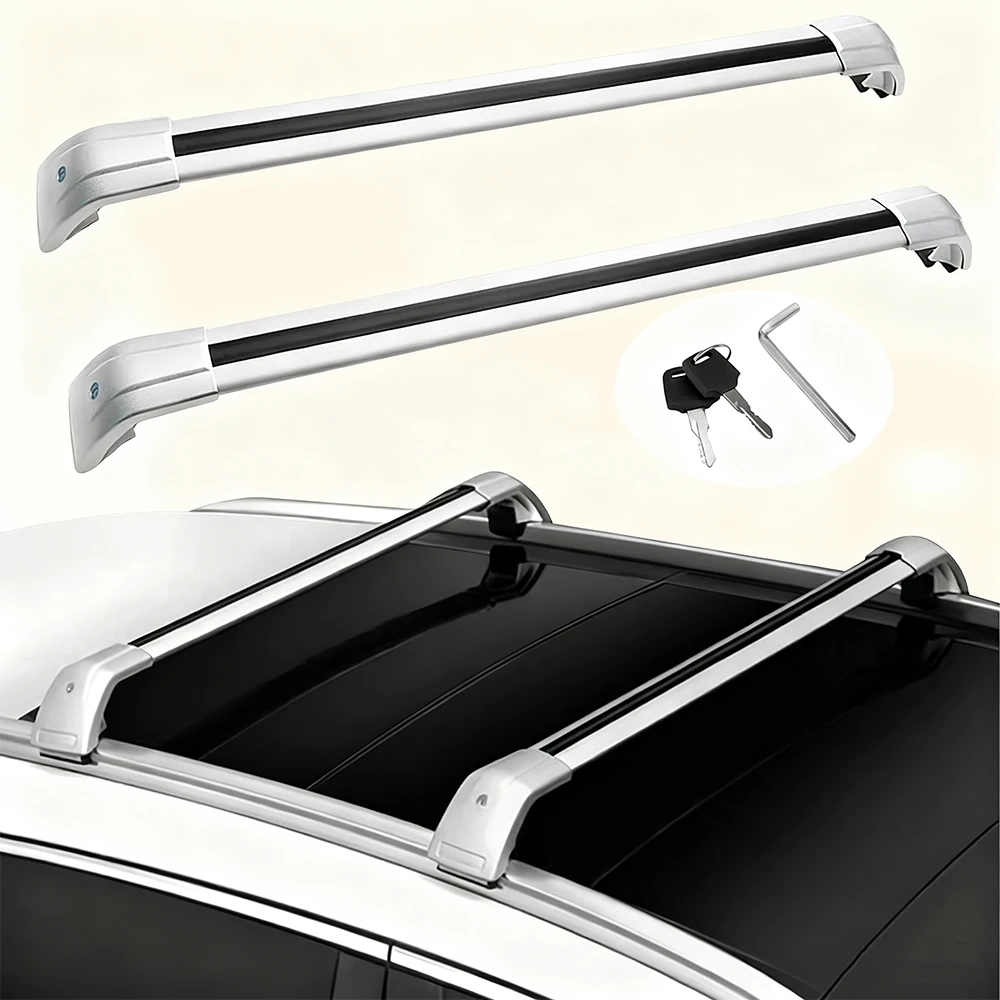 2Pcs Roof Bars Fit For Lincoln Aviator 2020-2025 Aluminum Alloy Side Bars Cross Rails Roof Rack Luggage Carrier