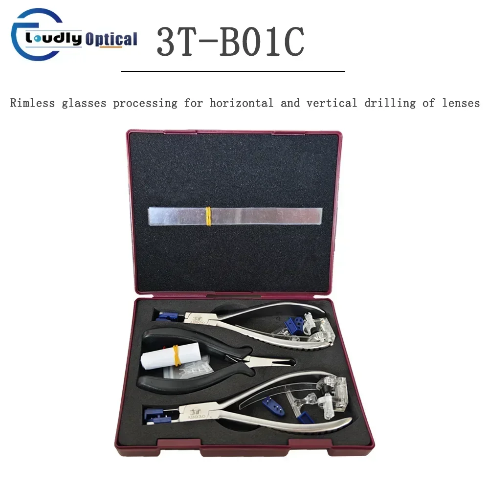 Optical Tools Rimless Disassembly Eyeglasses Repair Maintenance Pliers Set Silhouette Plier Tool Kit Optical Shop B01C