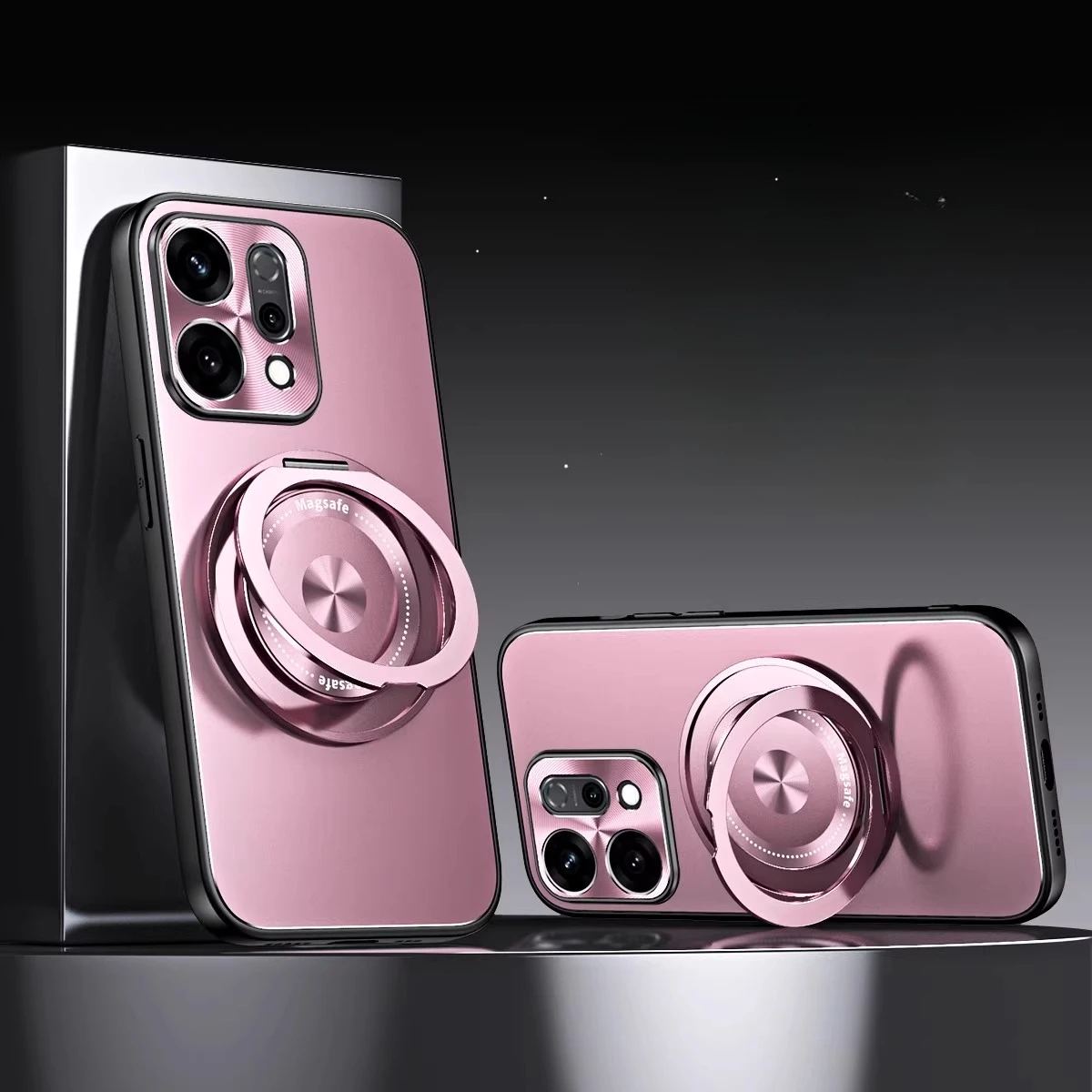 

For OPPO Find X9 Magnetic for MagSafe Matte Ring Holder Cover for OPPO Find X9 Pro X 9 FindX9pro Hard Bumper Protective Cover