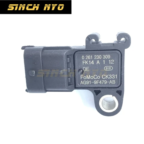 Imagen 1 del producto Sensor MAP del colector de 3 BAR, emisor de presión de refuerzo para Ford Citroen Jaguar Land Rover Mazda Peugeot Volvo 0261230309 0261230453