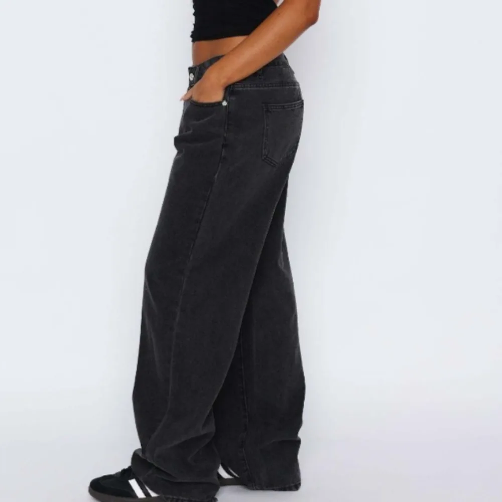 Hot-selling European and American Style Straight Waist Cowboy Spice Joker Minimalist Pants Ladies