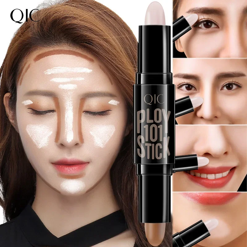 Professional Contour Stick Face Brighten Highlighter Waterproof Natural Lasting Nose Shadow Facial Contouring Concealer Stick