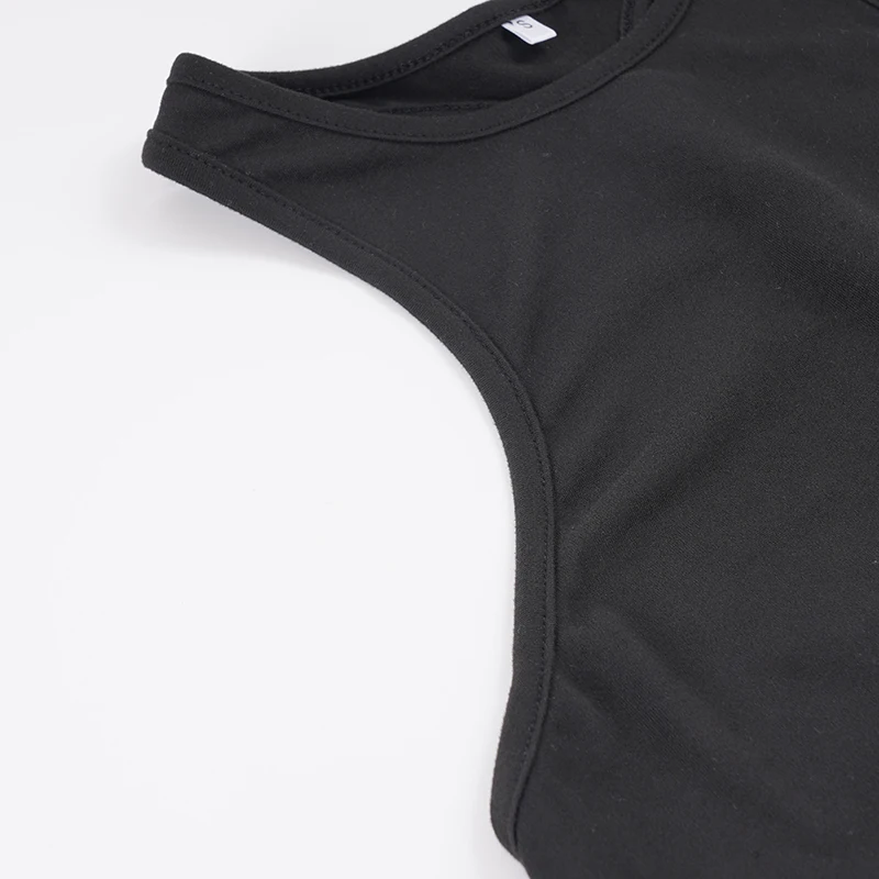 SUCHCUTE Sexy rückenfreies Tanktop mit Kettendekor für Damen, Y2k, einfarbig, ärmellos, schmale Weste, tägliches, lässiges Streetwear-Top, Sommer-Outfit – Detail 10