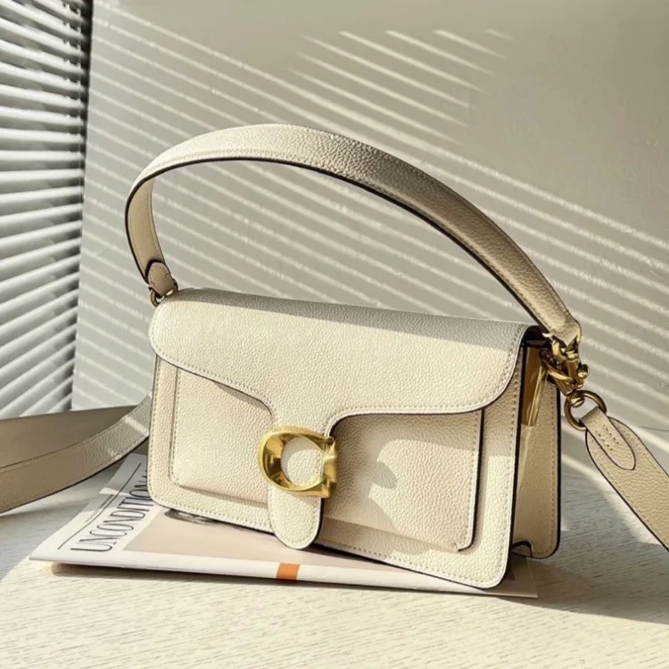 

2025 New Signature Print Square Bag for Women, Convertible Underarm Shoulder Crossbody with Top Handle, Chic & Timeless​