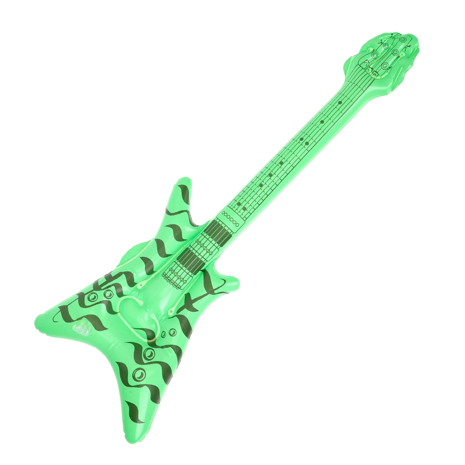 

Inflatable Rock Instrument 60cm Electric Bass Guitar Props Kids Toys Decorations Balloon Accessories Lightweight Safe Realistic