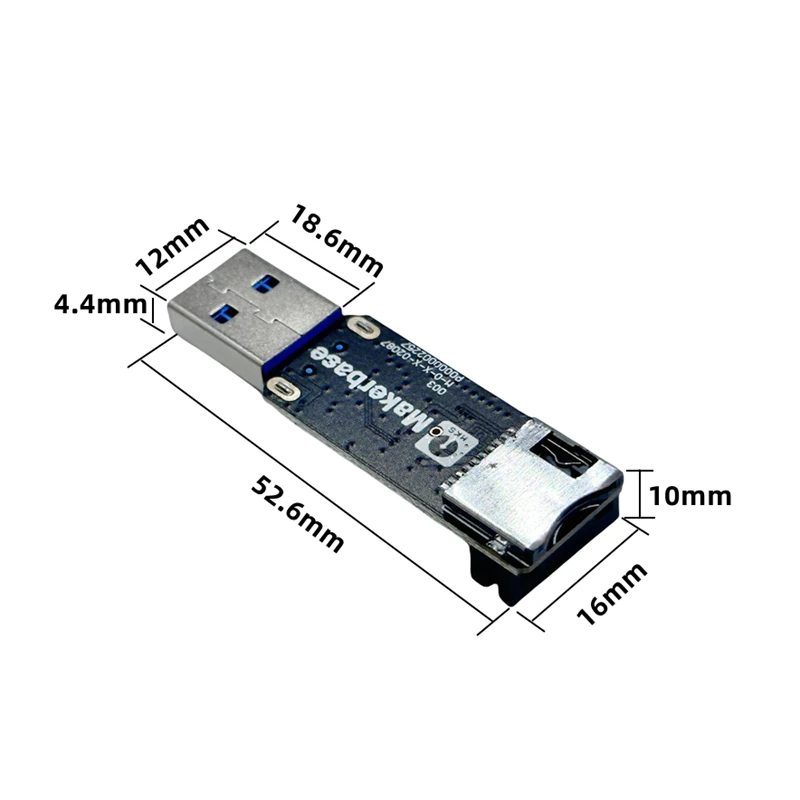 XIAOXI 3D MKS EMMC-ADAPTER V2 USB 3.0 Reader For MKS EMMC Module Micro SD TF Card MKS Pi MKS SKIPR 3D Printer Accessories