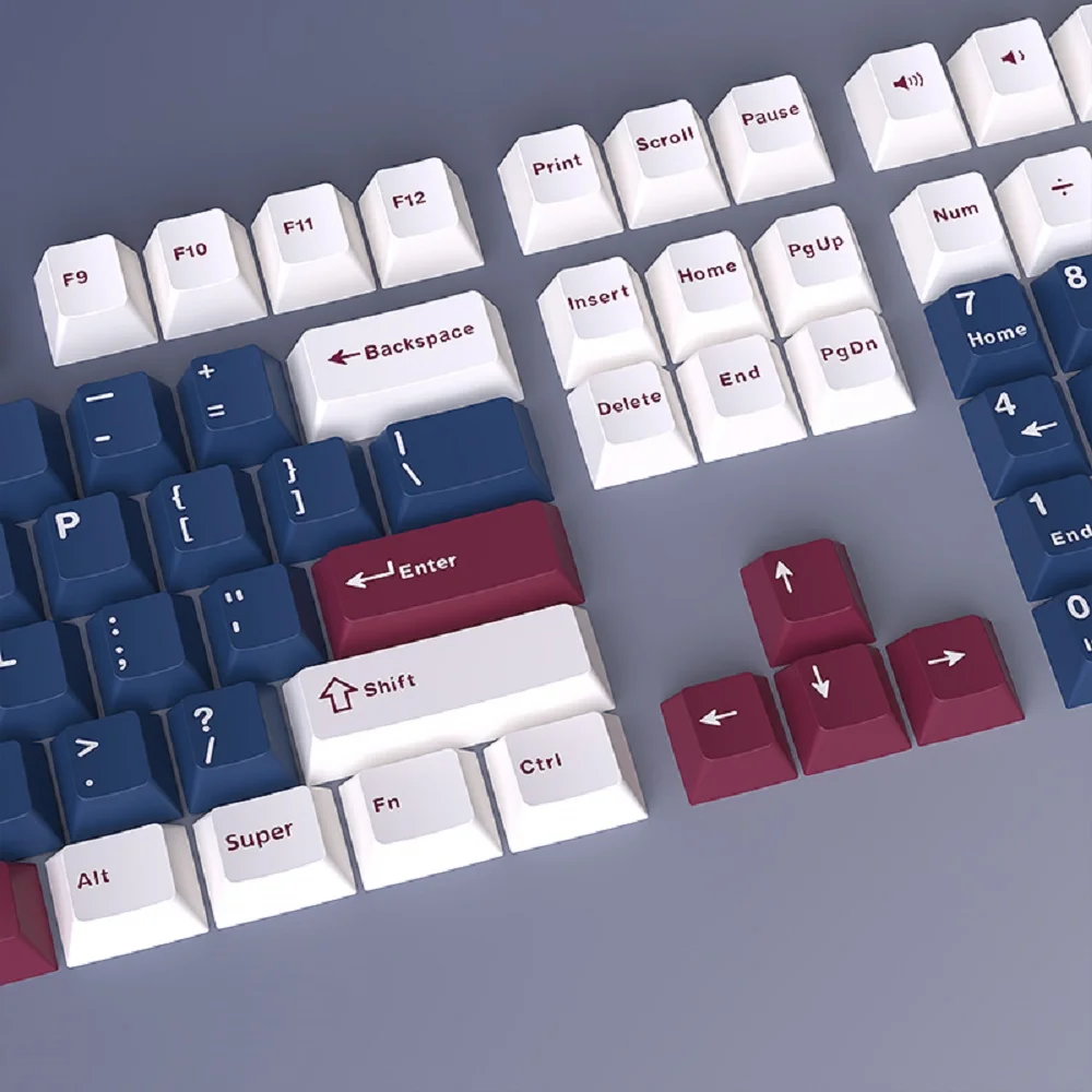 GMK Keycap Double Shot 126 Keys PBT Cherry Keycaps Mechanical Game Keyboard Wireless for MX Switch Key cap GMK67 GMK87 Keycaps ﻿