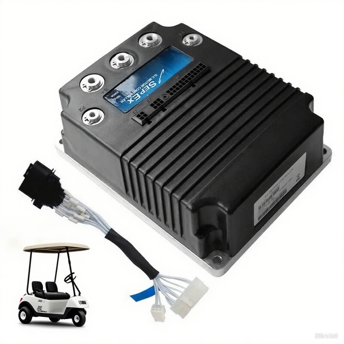 

48V 500A DC Motor Controller for Curtis 1268 to Yamaha Moric G29 YDRE Golf Cart,Replace JW2-H6510-00, JW2-H6510-01, JW2-H6510-20