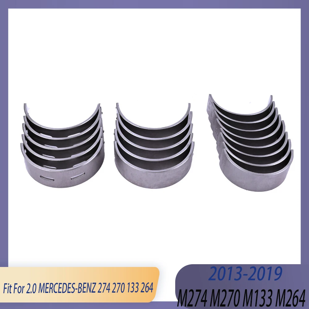 STD Engine Parts Main & Con rod Bearing Set Kit 2.0 L M274 M270 Gas 13-19 For MERCEDES-BENZ 274 270 133 264 E300 2.0T 2.0L