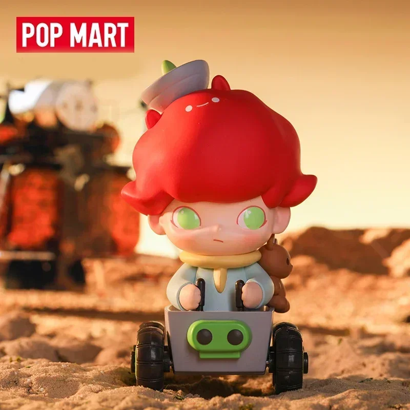 

POP MART Dimoo Space Travel Binary Mystery Box-милая аниме-фигурка слепая сумка для догадок, украшение для рабочего стола, коллекционная кукла