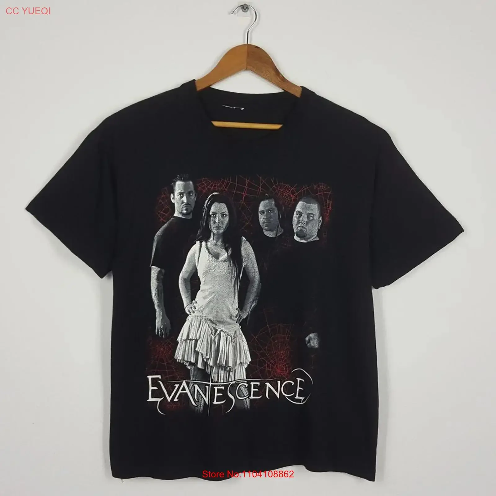 Evanescence Emotional Gothic Aesthetic T Shirt All Sizes VA549 vintage Washed Soft homme Versatile Top For Everyday Wear