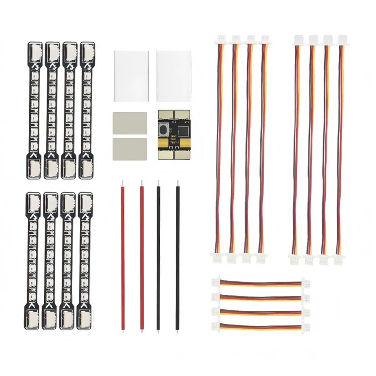 For Mach R5 Sport Tiny LED Strip Kit 48 LED Chips SH0.8 Terminal for FPV Drone Parts