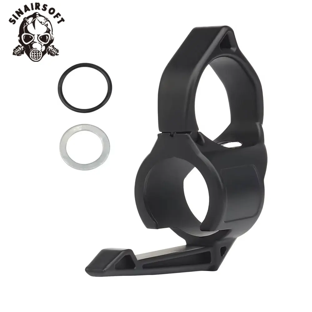 

Flashlight Ring Grip Anti-slip Finger Ring Flashlight Adapter Holder Compatible Pocket Clip Multifunction Tactical Finger Ring