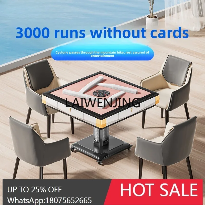 mahjong machine automatic dining table dual-purpose heating folding mahjong table