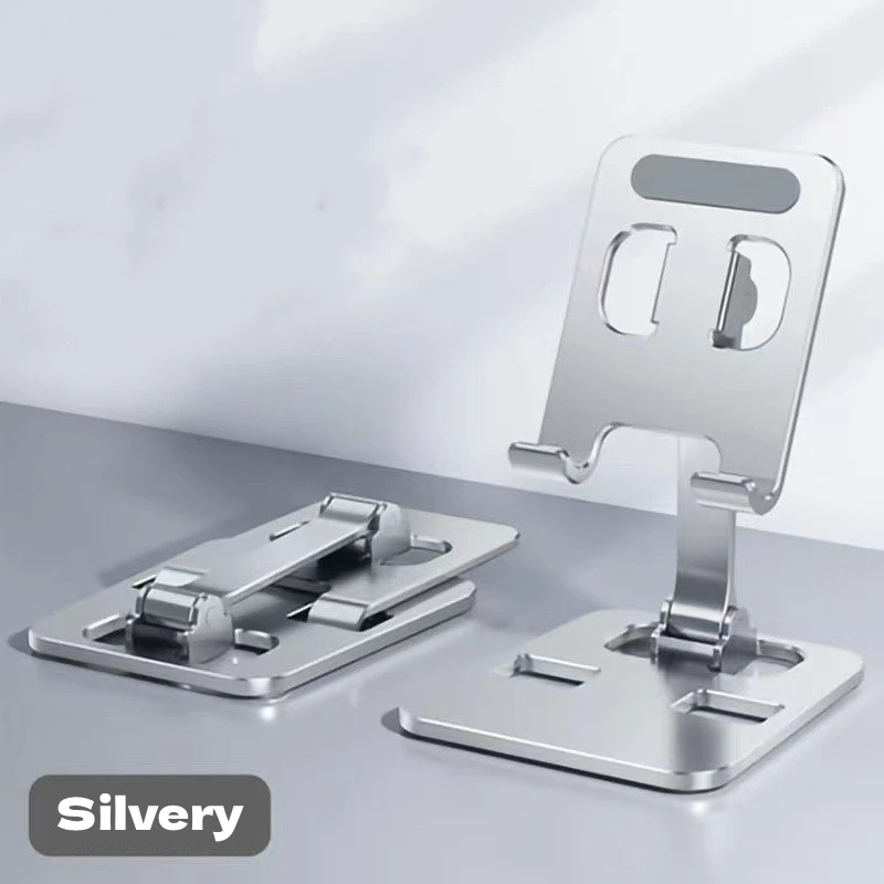 Adjustable Portable Aluminum Alloy Phone And Tablet Stand Mount - Flexible Mobile Holder for iPad MiPad Samsung Tab MatePad