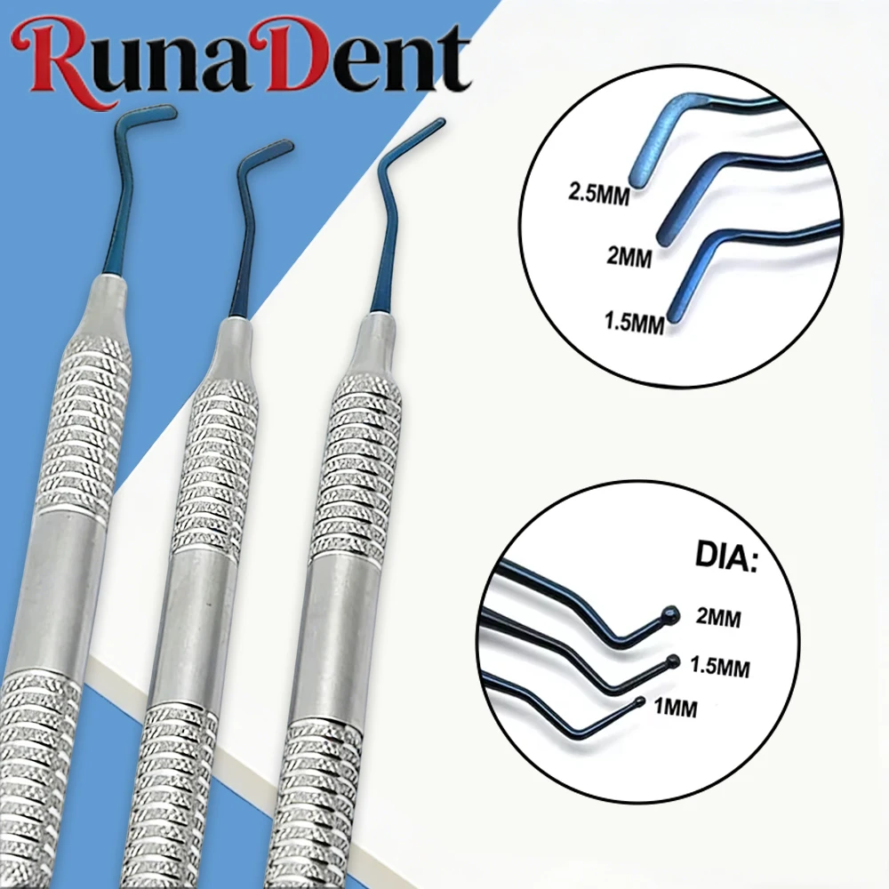 

3 Piece Dental Composite Resin Filling Spatula Set for Tooth Restoration and Repair Dentist Tool Kit