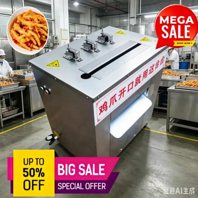 Chicken Leg and Claw Deboning Machine Automatic Poultry Meat Bone Remover Stainless Steel Commercial Processing Equipment