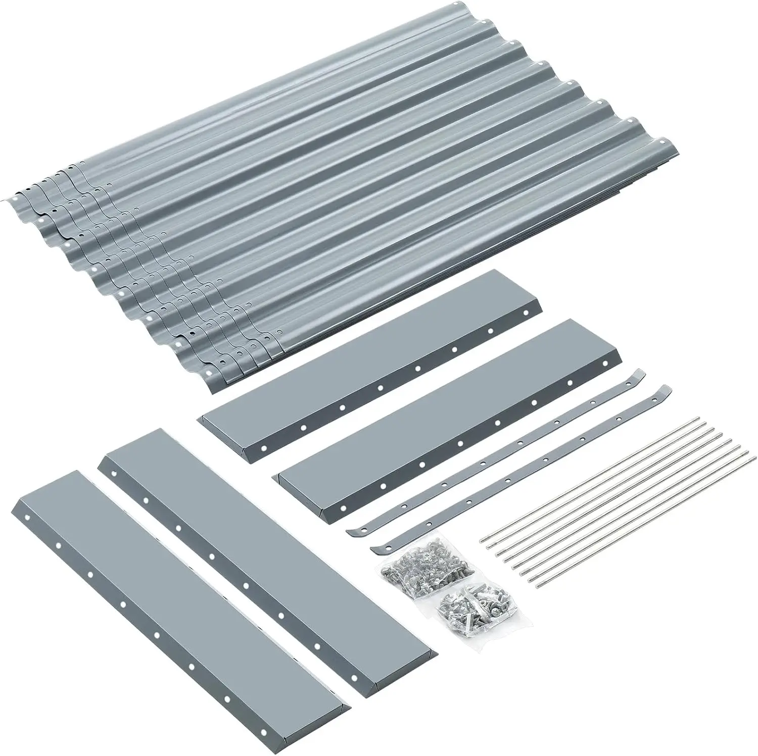 6 × 3 × 2 قدم صناديق زراعة سرير الحديقة المرتفعة في الهواء الطلق سرير الحديقة المرتفعة في الهواء الطلق للخضروات والزهور والأعشاب 269 جالون م #5