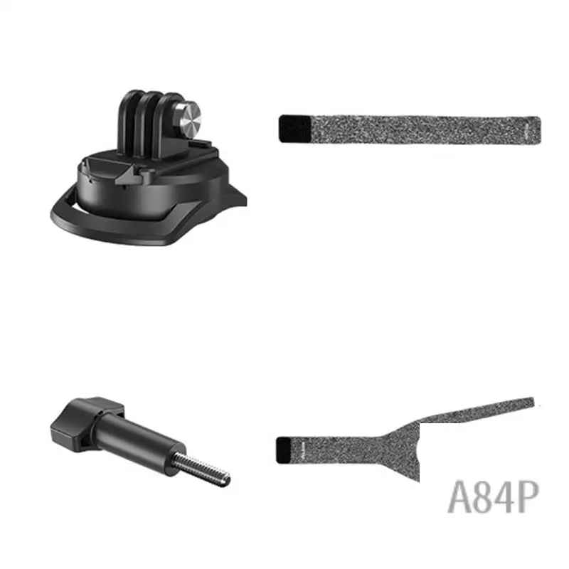 

TELESIN Hand Wrist Strap Quick Adjustment Angle Mount Black & Gray Spandex+Plastic For Gopro Hero 12 11 10 Insta360 Action 4/GO3