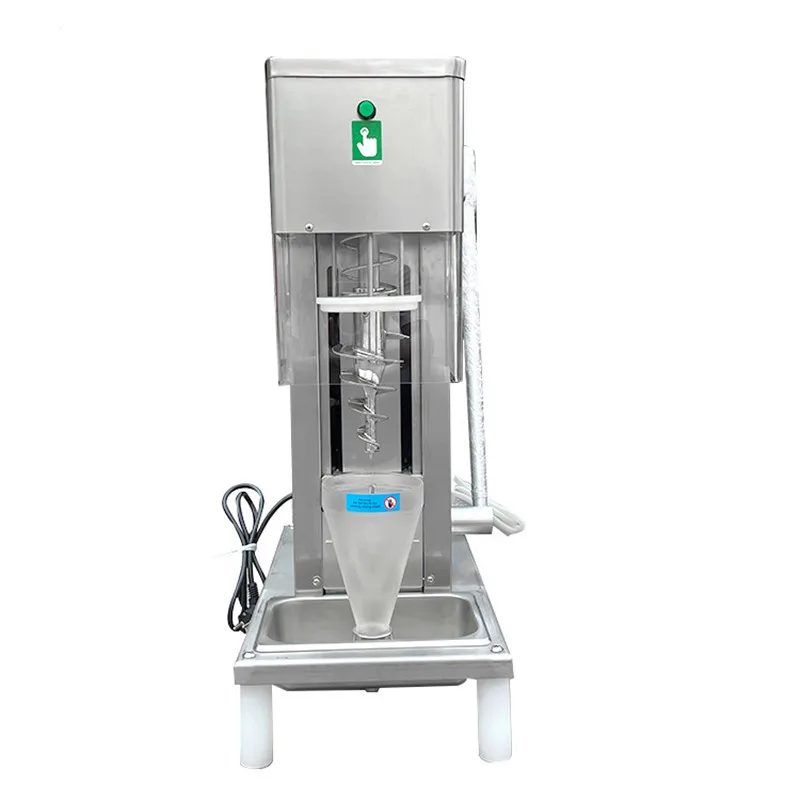 Professional Commercial Fruit Ice Cream Blender Machine With Manual Control Soft Serve Swirl Fruit Nut Yogurt Ice Cream Maker