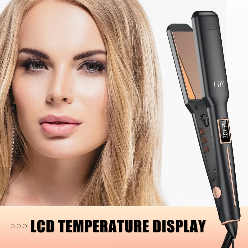 

QXXZ Hair Straightener Free Shipping LED Display Flat Iron Negative Ion Curler Professional Hair Salon Home Styling Tool