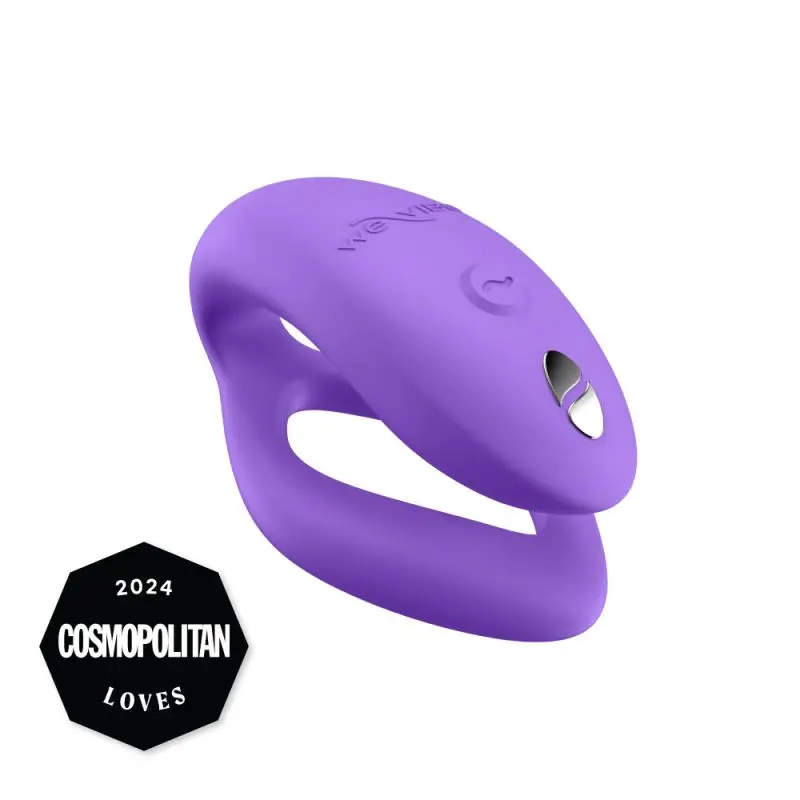 We-Vibe Sync O Couples Vibrator, Remote Control C-Shape Massager for Women, Female Clitoral G-spot Stimulation, Adult Sex Toys