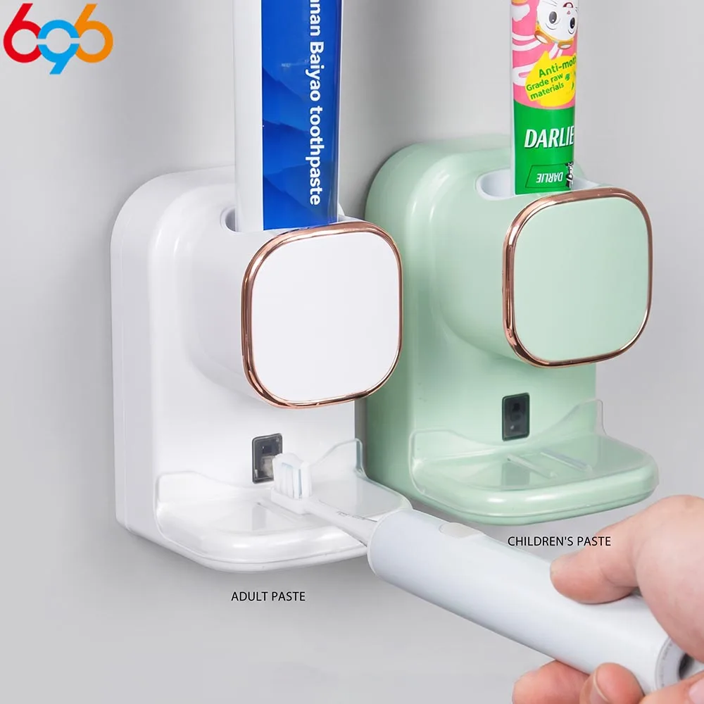 Wall‑Mounted Automatic Sensor Toothpaste Dispenser USB Removable 3‑Mode Smart Squeezer for Bathroom Accessories