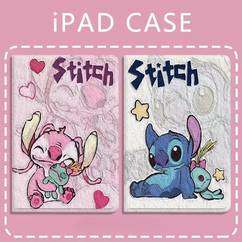 

Stitch For iPad Case ipad 8 9 10 10.2in Air 4 5 10.9in M2 M3 A16 11in Protective case Ipad Pro 4 5 6 12.9in M4 13in Tablet Cover