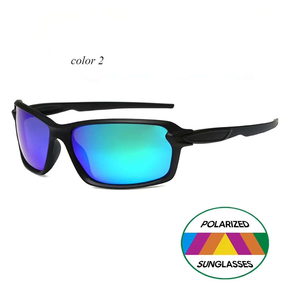 DINRGO Mirror Red Lens Men Sports Sunglasses Polarized Outdoor UV400 Driving Goggles Classic  Shades for Women