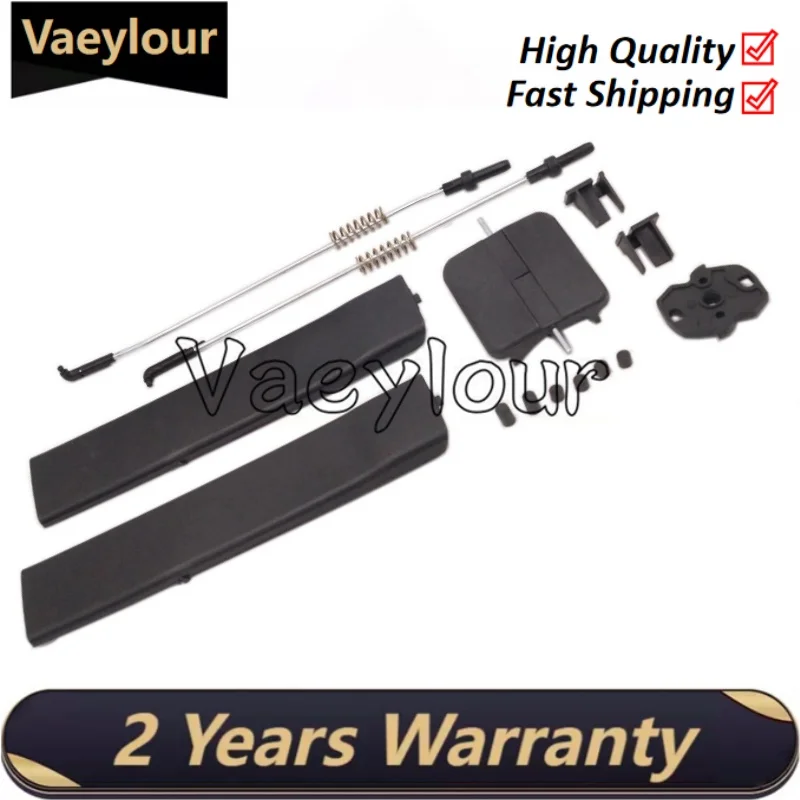 For VW Transporter Multivan Caravelle T5 T6 Side Sliding Window Glass Latch Cover Set Repair Kit 7H0847788A 7H0847781B New