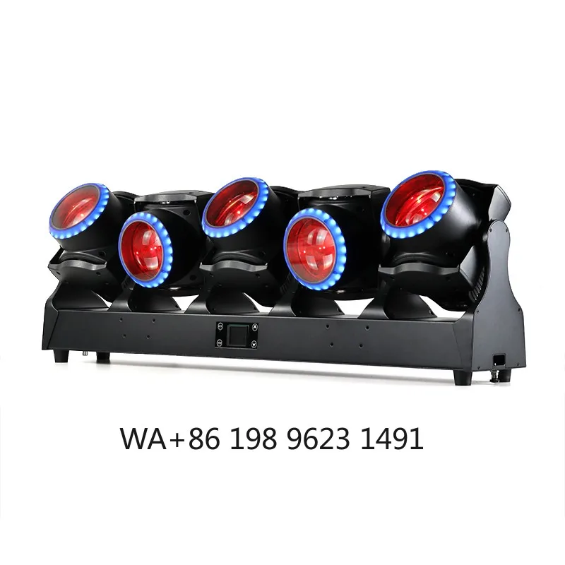 5x120W 120x0.5W LED Moving Stage Light DMX Control Professional Lamp for Wedding Party DJ Club Theater Event
