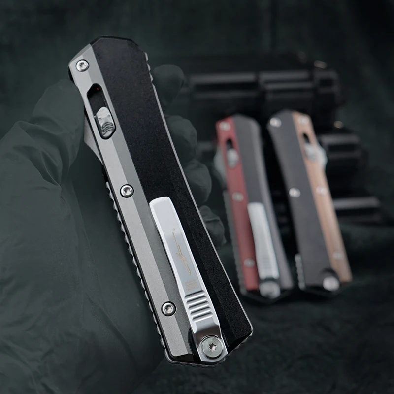 

Micro Glykon Tech Карманные ножи OTF Нож M390 Лезвие Открытый универсальный нож EDC Инструменты с ЧПУ T6061 Ручка из авиационного алюминиевого сплава