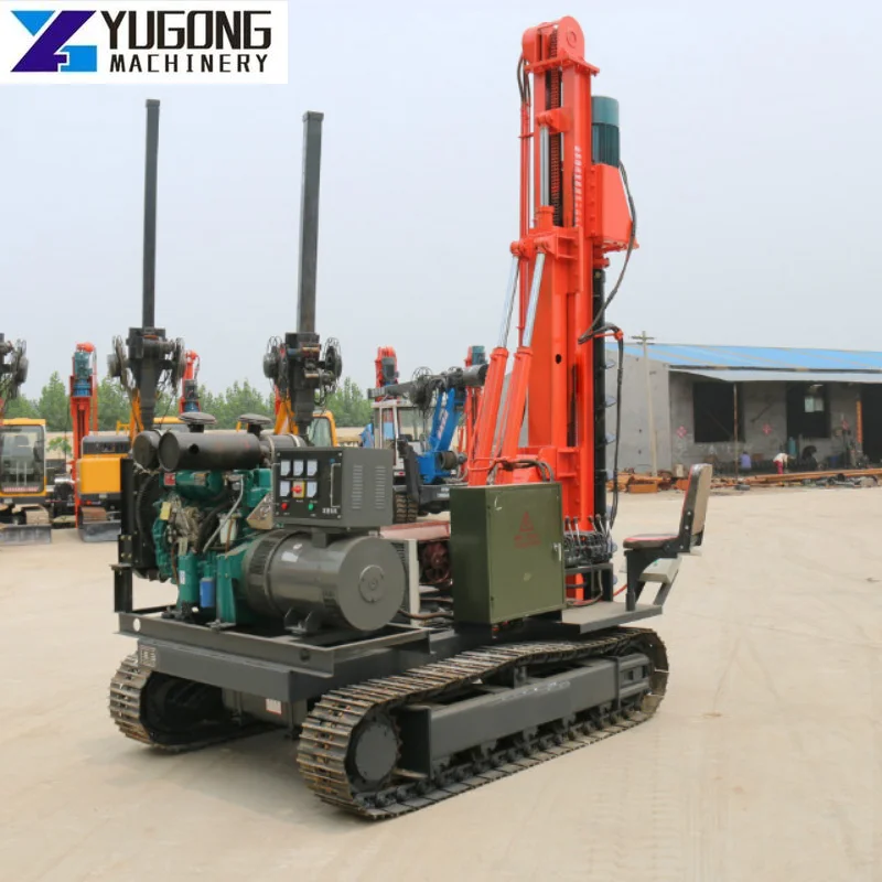 Tractor Mounted Water Well Drilling Machine Borehole Drilling Truck Down The Hole Hammer Drill Rig In India