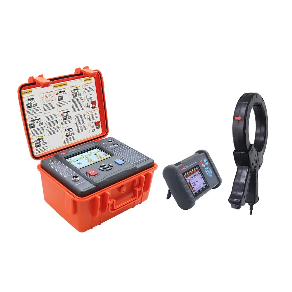 ES7060 Cable Identification Instrument Live Wire Power Failure Cable Detector Via USB DSP Digital Filtering Mode 6Ah Lithium