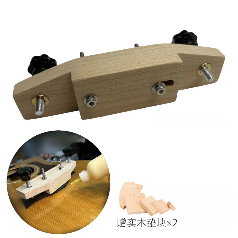 Acoustic Acoustic Guitar Code Clip Fixed Clip Glue Instrument Repair Guitar Glue Line Cross Model Love Letter Instrument